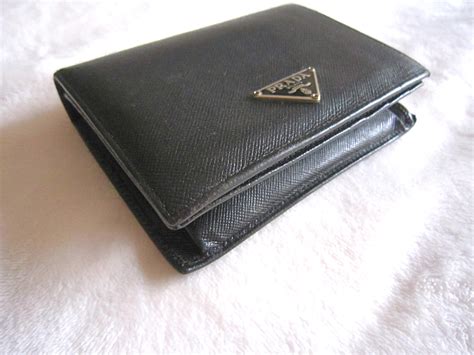 prada black wallet saffiano|prada saffiano wallet sale.